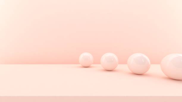istock 3d background. Spheres. Abstract wallpaper. Shapes 3d. Circles. Balls. Geometric objects. Trendy modern illustration. Render. Stylish concept. Poster backdrop. Minimal style. 1443786917