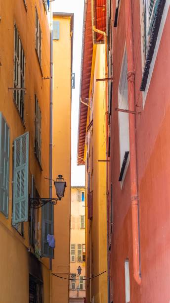 istock Nice in France, typical colorful 1443789584