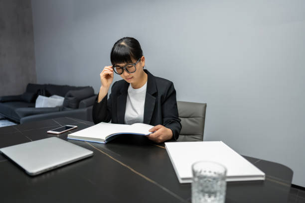 istock A female white-collar worker works at home 1443802221