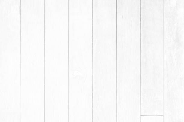 istock Old White Wooden Board Texture Background. 1443803198