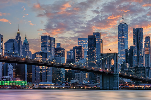 El horizonte de la ciudad de Nueva York, Estados Unidos photo