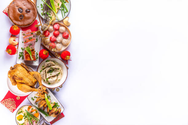 istock Chinese lunar New Year dinner table 1443824757