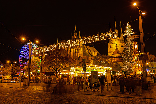 german christmas market in Erfurt