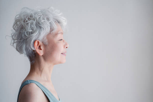 istock Senior woman who keeps youthfulness 1443828571