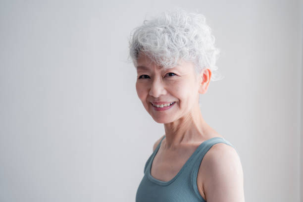 istock Senior woman who keeps youthfulness 1443828579