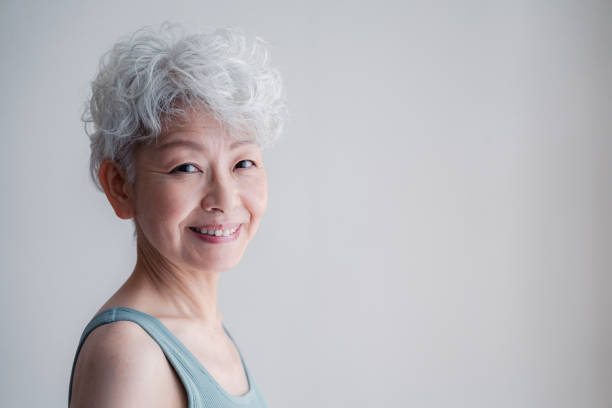 istock Senior woman who keeps youthfulness 1443828605