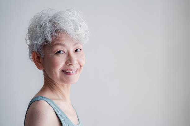 istock Senior woman who keeps youthfulness 1443828615
