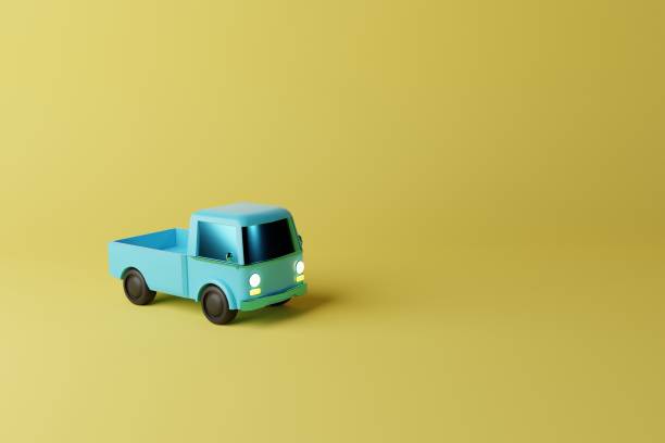 istock Small blue delivery truck. 1443828973
