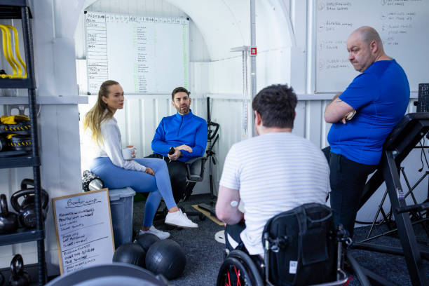 istock Fitness Instructors Meeting 1443830806