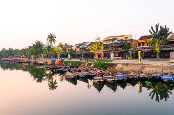 istock Early morning in Hoi An Ancient Town 1443832659