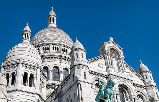 The Basilica of Sacré Coeur de Montmartre (Sacred Heart of Montmartre), commonly known as Sacré-Cœur Basilica