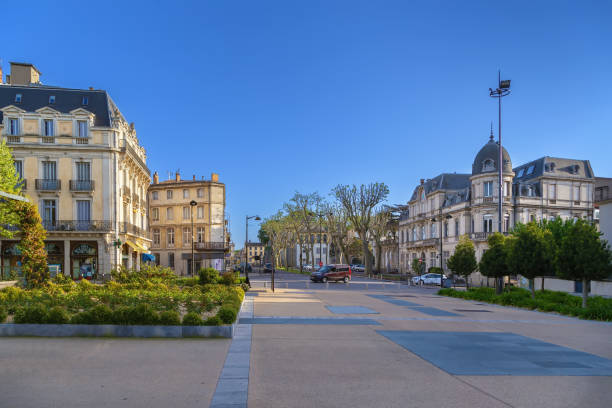 istock Square in Carcassonne, France 1443853426