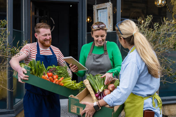 Restaurant Buying Fresh Vegetables