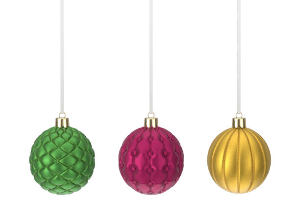 3d ornament on white isolated background.