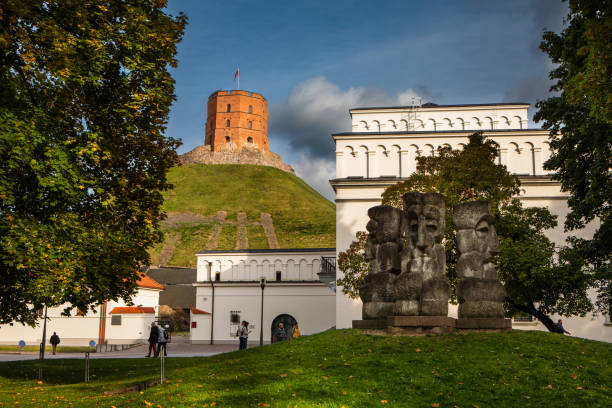 Vilnius, Lithuania - September 30, 2022: Sculpture \