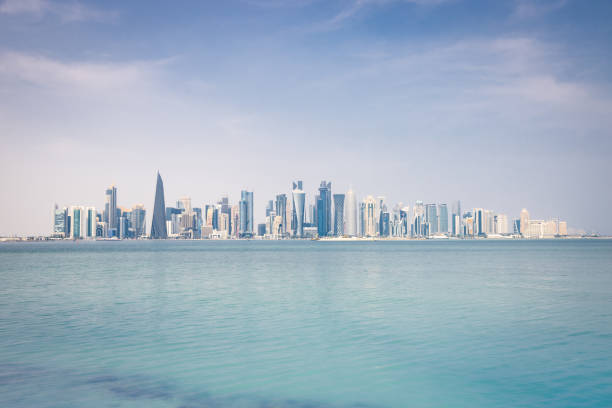 istock View of Doha city skyline, Qatar. 1443863245