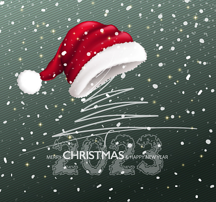 Drawn of vector Christmas frozen post. This file of transparent and created by illustrator CS6.