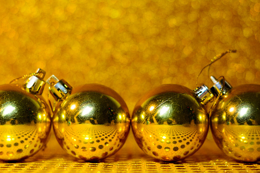 Gold tones ornaments