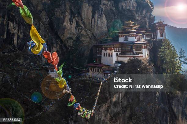 Bhutanese Temple Stock Photo - Download Image Now - Bhutan, Tibet, City