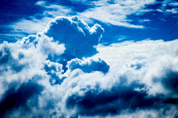 rough blue sky gray clouds  Use to design backgrounds, wallpapers, banners, website templates, concepts, weather forecasts, meteorological department.
