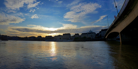 Visit to the beautiful city of Nantes - Magnificent sunset