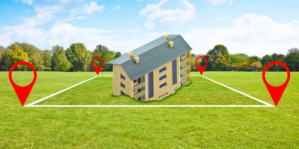 istock Building sinks into the ground due to subsidence phenomena - Building damaged due to structural failure, vertical movement or earthquake 1443927304