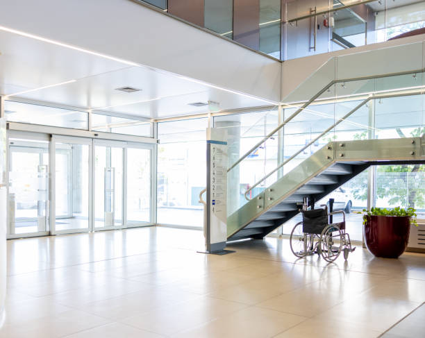 Entrance hall at a hospital
