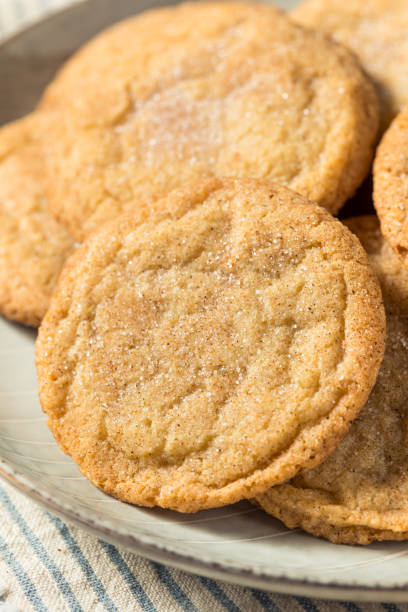 istock Homemade Organic Snickerdoodle Cookies 1443938533