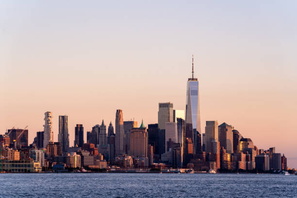 istock New York City Skyline - Lower Manhattan at Sunset 1443946105