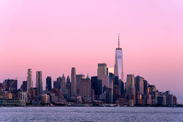 istock Lower Manhattan at Golden Hour 1443946128
