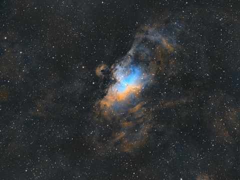 Pillars of Creation inside M16, The Eagle Nebula