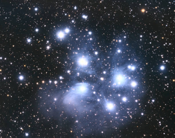 Pleiades, the Seven Sisters stock photo