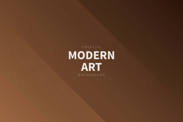 moderner abstrakter hintergrund - brauner farbverlauf - brown background stock-grafiken, -clipart, -cartoons und -symbole