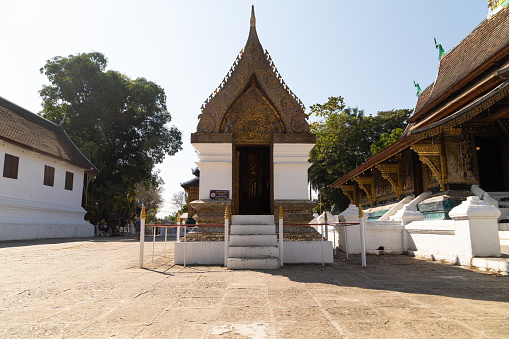 Church of Wat Phra Yuen temple in Lamphun province of Thailand