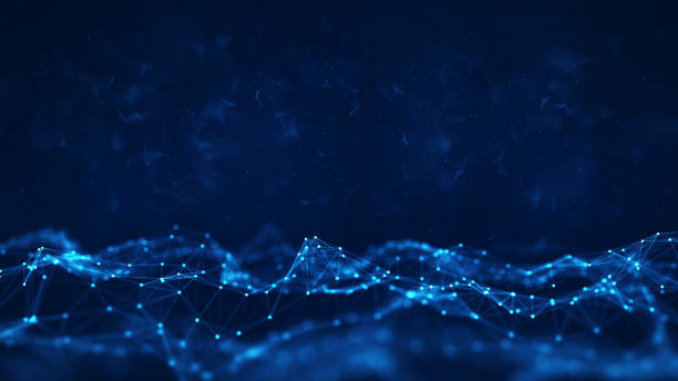 istock Abstract concepts of cybersecurity technology and digital data protection. Protect internet network connection with polygons, dots and lines with dark blue background. 1443966441