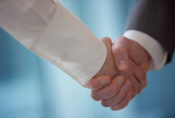 istock Successful completion of negotiations 1443969730