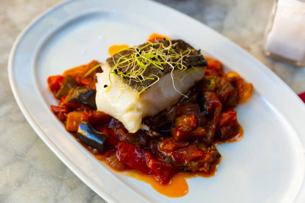istock Popular dish of Spanish cuisine is Bacala 1443985974