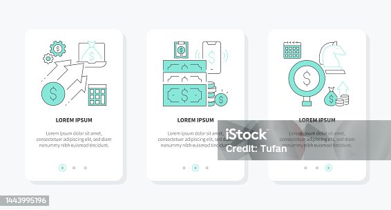 istock Finance and Investment Ideas 3 Steps Concept Icon 1443995196