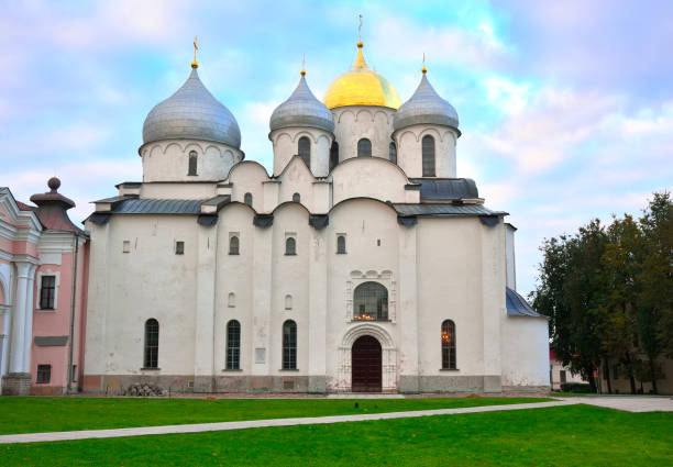 istock Ancient temples of Veliky Novgorod 1444017631