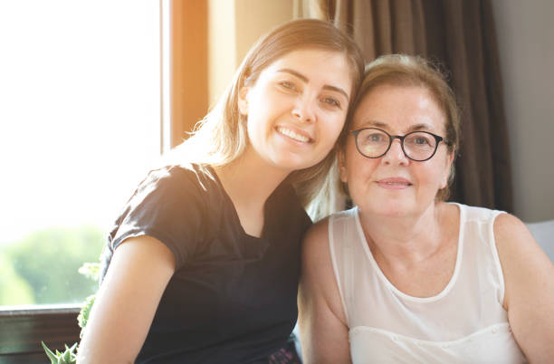istock Elderly care old and young 1444028651