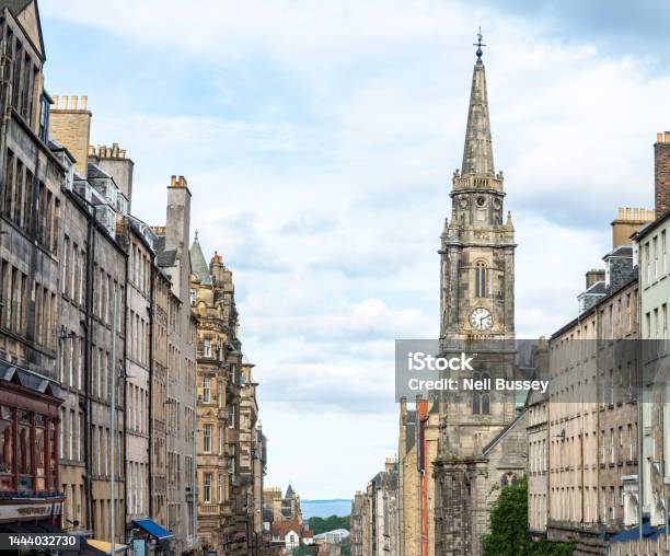 Edinburgh Old Town And Royal Milelooking Eastscotlanduks Stock Photo - Download Image Now