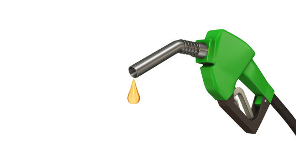 istock Gasoline pistol pump fuel nozzle 1444040410