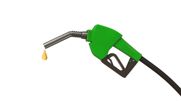 istock Gasoline pistol pump fuel nozzle 1444040411
