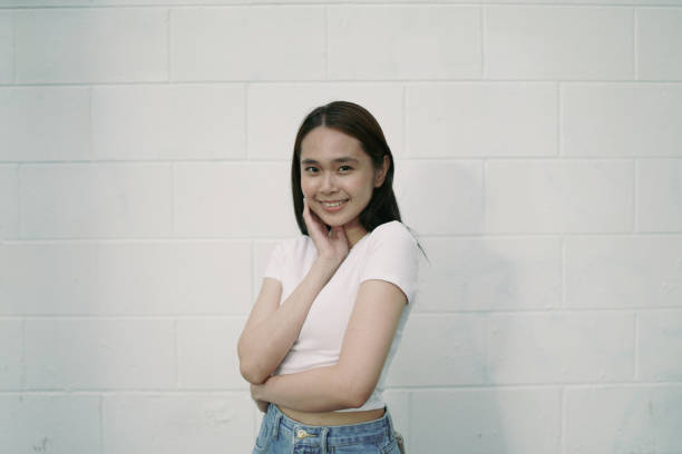istock Innocent smile just for you. 1444040805
