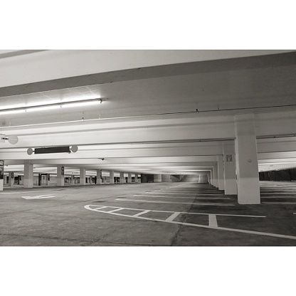 Empty parking structure