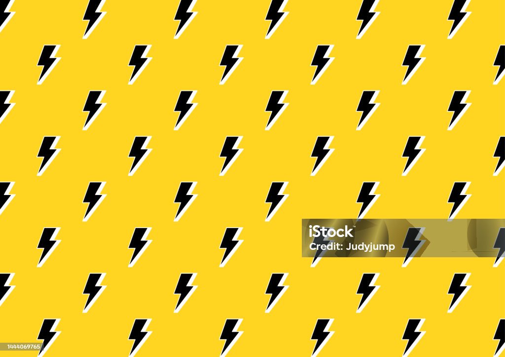 Tunder Pattern Bolt Pattern Vector Thunder Pattern Wallpaper Free Space For Text ...