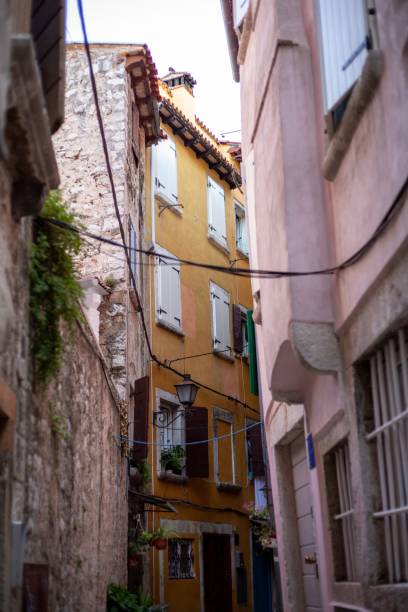 istock Vertical shot of ancinent buildings on a sunny day 1444070607