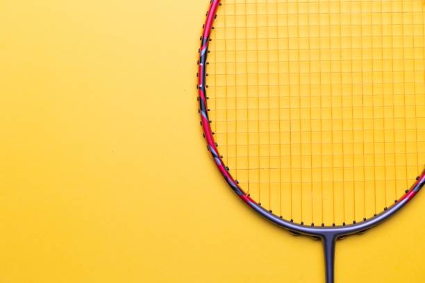 istock Badminton racket. Badminton racket head isolated. 1444071977