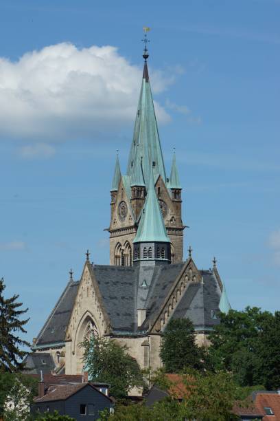 istock The Catholic Marienkirche in Bad Homburg, Germany. 1444073506