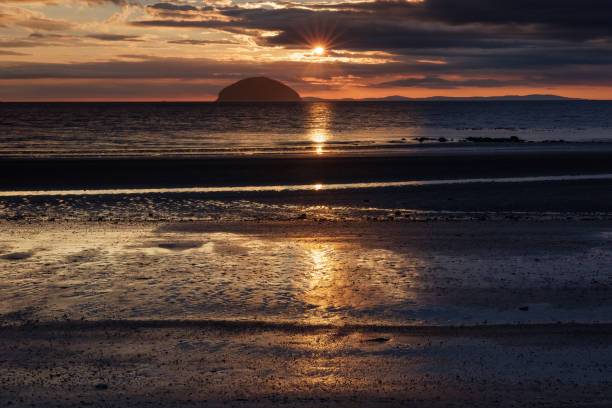 Ailsae Craig, is an island of 99 ha in the outer Firth of Clyde,